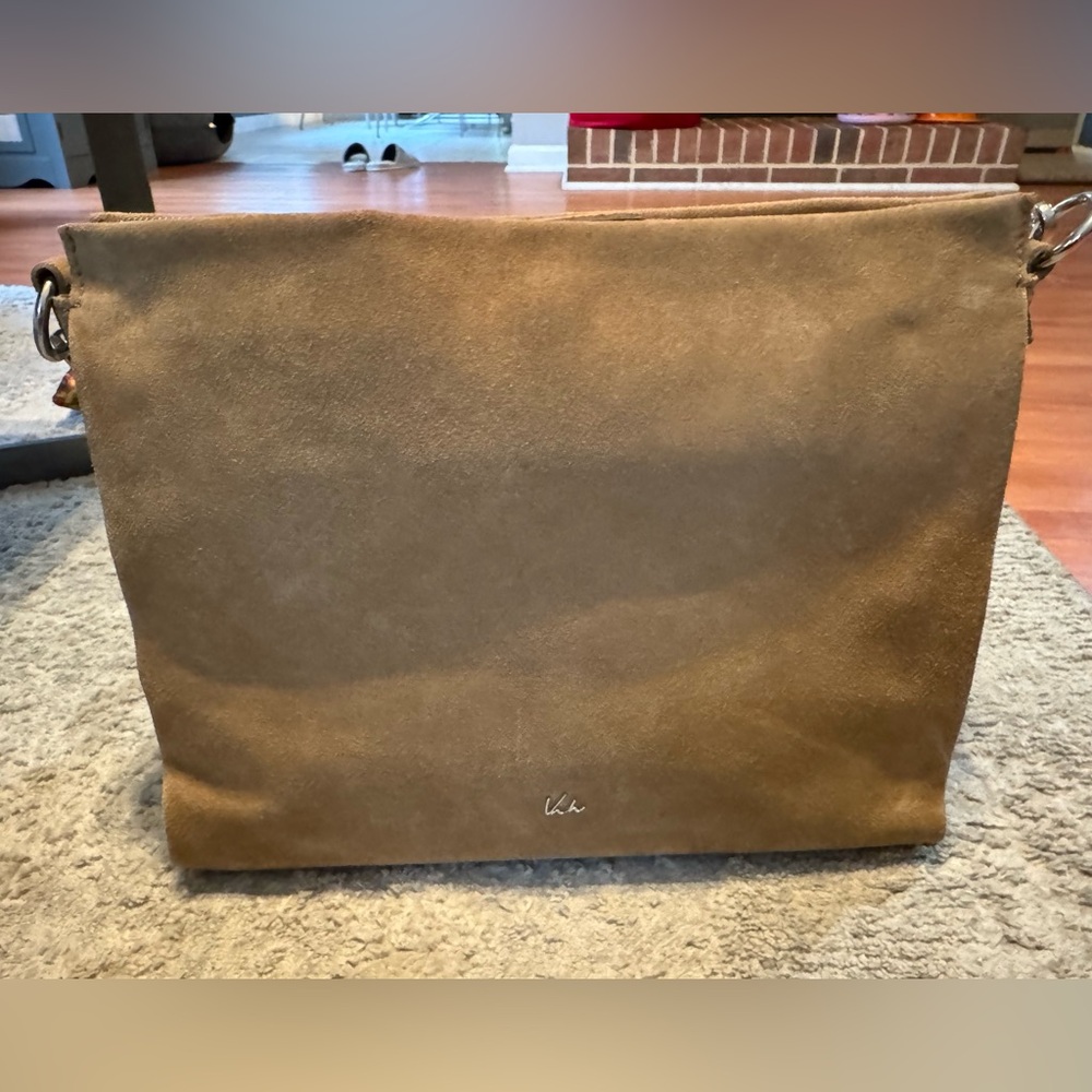 Khaki Suede Men's Bag
